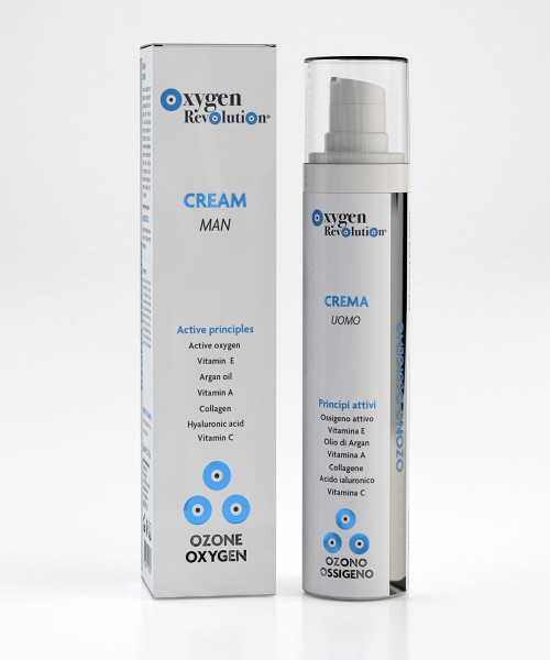 Oxygen Revolution kremas vyrams su ozonu, O3 "MAN CREAM".
